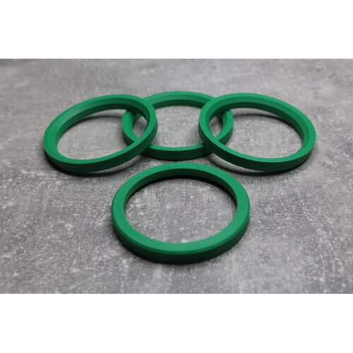 T-08 Zentrierringe Distanzringe 72,0mm x 59,1mm für Alufelgen grün