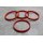 T-15 Zentrierringe Distanzringe 72,0mm x 66,6mm für Alufelgen orange