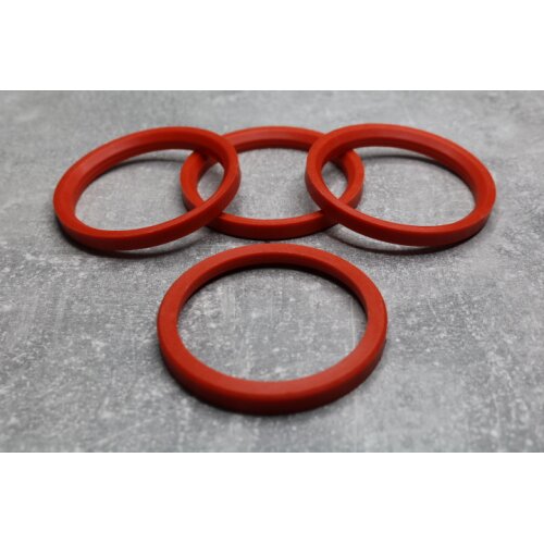 T-24 Zentrierringe Distanzringe 76,0mm x 63,4mm für Alufelgen rot