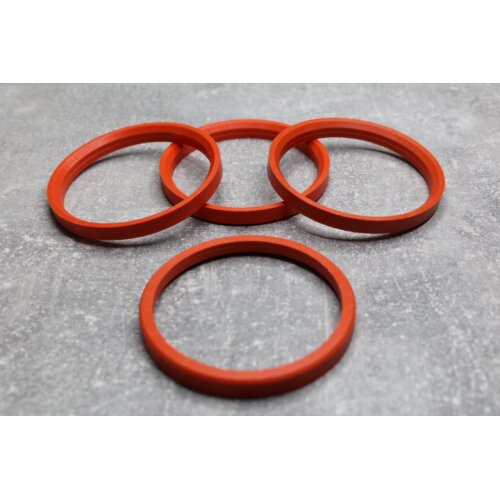 T-28 Zentrierringe Distanzringe 76,0mm x 66,6mm für Alufelgen orange