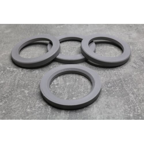 T-36 Zentrierringe Distanzringe 76,0mm x 54,0mm für Alufelgen hellgrau