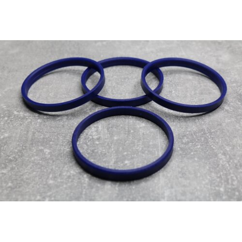 T-38 Zentrierringe Distanzringe 76,0mm x 69,6mm für Alufelgen dunkelblau