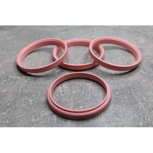 T-43 Zentrierringe Distanzringe 76,0mm x 66,5mm für Alufelgen rosa
