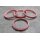 T-43 Zentrierringe Distanzringe 76,0mm x 66,5mm für Alufelgen rosa