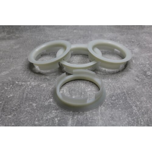 ZD-05 Zentrierringe Distanzringe 63,4mm x 56,1mm für Alufelgen transparent