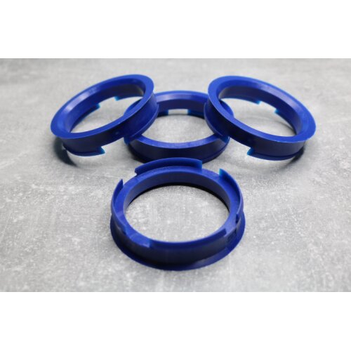 ZD-17 Zentrierringe Distanzringe 72,6mm x 60,1mm für Alufelgen dunkelblau