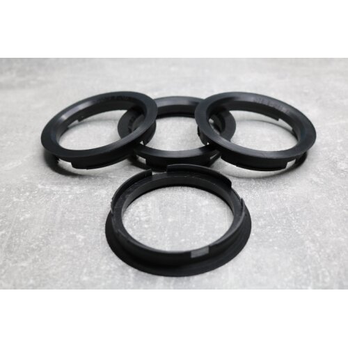 ZD-27 Zentrierringe Distanzringe 76,9mm x 65,1mm für Alufelgen schwarz