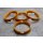 Zentrierringe Distanzringe 72,6 mm x 66,45 mm pastellorange / orange für Alufelgen