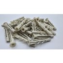 2500 x Dübel Universaldübel Polypropylen Ø 6mm x 45mm